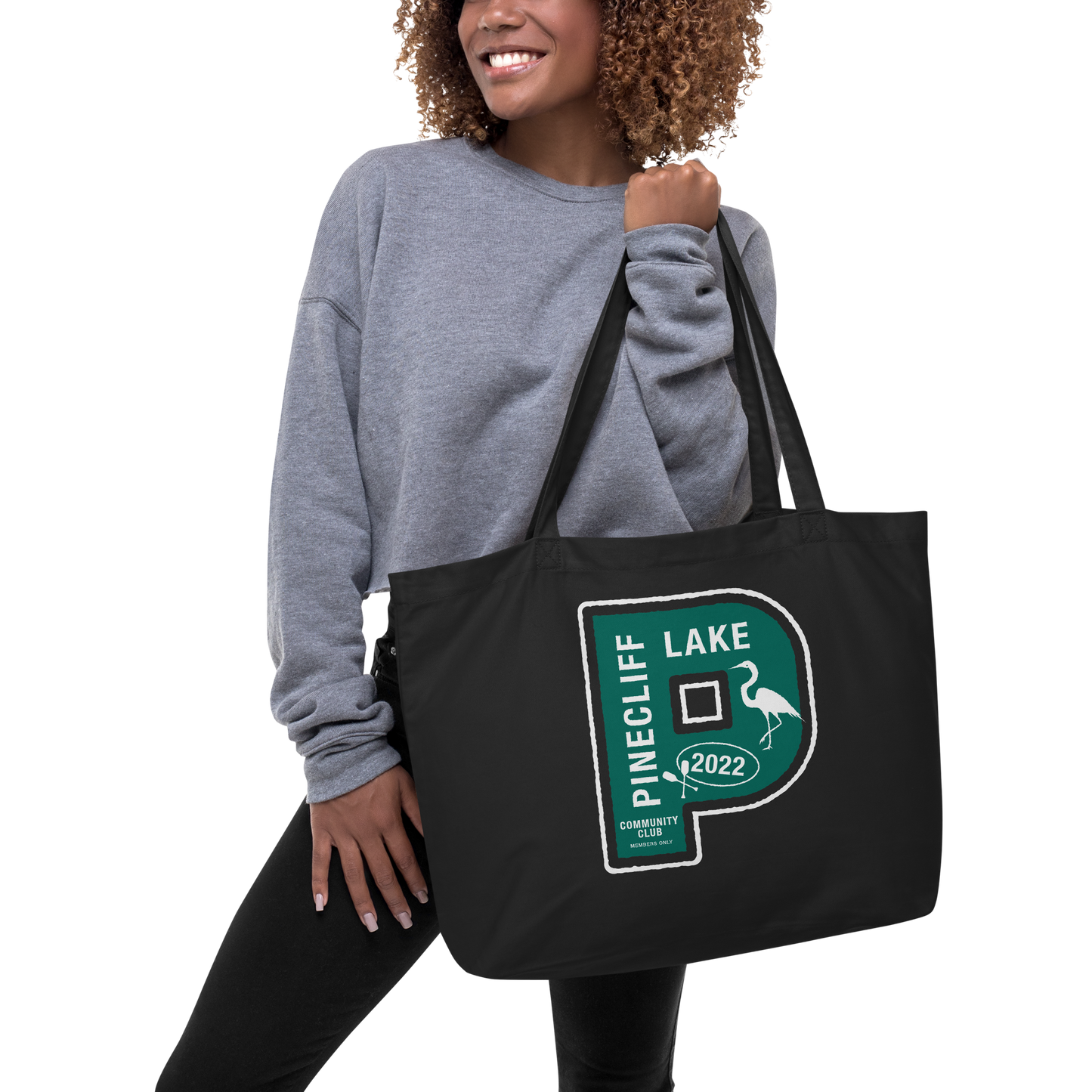 Large organic tote bag